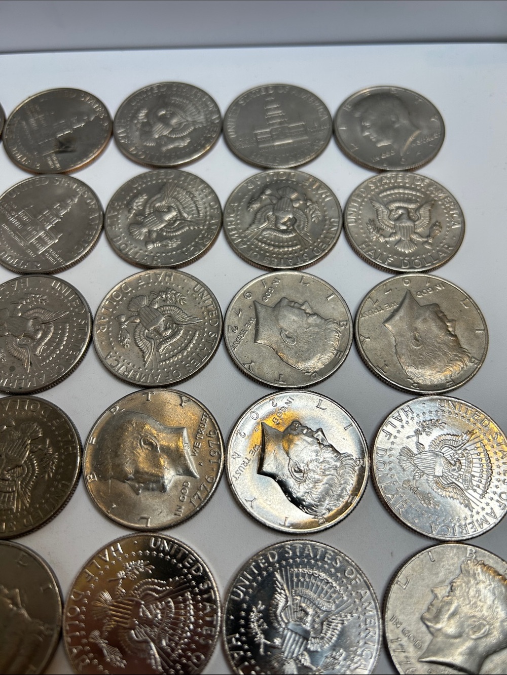 Large Estate Sale Kennedy Half Dollars Coin Lot Face Value $44 Coin Collection - Picture 5 of 7